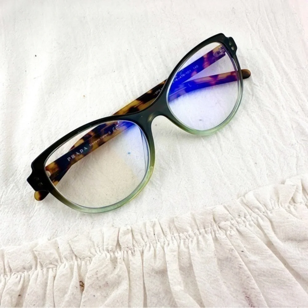 Prada VPR 12V gradient green glasses - 52-18-140